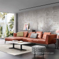 China modern simple corner sofa family living room combination Manufactory
